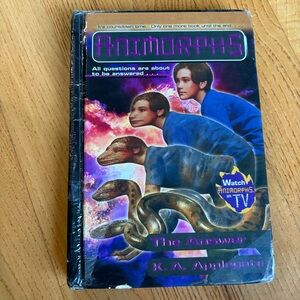 Animorphs #53 The Answer HARDCOVER Book K.A. Applegate Scholastic Raccoon HTF